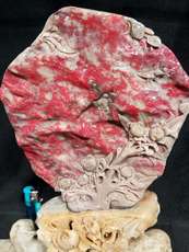 Ювелирный камень 昌化鸡血石软地摆件 篆刻收藏送礼佳品手把玩件 挂件印章原石特价