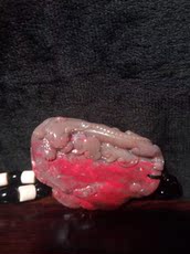 Украшения на шею 昌化鸡血石冻地手把玩件 收藏送礼佳品摆件 挂件