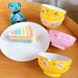 Японская детская обеденная тарелка, смола, мультяшная посуда для кормления, Анпанман, защита при падении