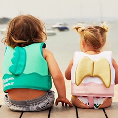 надувной круг 澳洲sunnylife儿童浮力背心游泳圈男女宝宝救生衣泳衣游泳装备