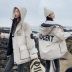Áo khoác công sở chống thời trang áo dài nữ bf2019 quần áo cotton mùa thu và mùa đông cho sinh viên Hàn Quốc chờ đợi - Bông Bông
