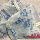 Spot Японский подлинный платок Laura Ashley/Длинный шарф шелковый шарф УФ -солнцезащитный крем