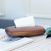 Коробка для бумажного полотенца Два леса дизайнер дизайнер североамериканский черный орех деревянный деревянный салфетка