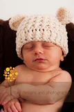 Реквизит для фотографии, детская шерстяная шапка