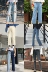 Sinh viên quần dài đầu mùa thu của phụ nữ 2018 new thin lỗ gụ jeans cô gái cao eo chín quần shop quần áo nữ Quần jean