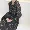 Voan dài váy nữ đầu mùa thu mới của Hàn Quốc phụ nữ cao eo xếp li váy bow tie dài tay áo hoa đầm