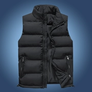 Mùa thu và mùa đông nam vest nam thanh niên Áo ấm Hàn Quốc trung niên dày xuống áo vest cotton cỡ lớn vest vest