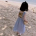 2019 cô gái mặc mùa hè mới backless Hàn Quốc trẻ em không tay váy bé gái váy công chúa - Váy đầm công chúa cho bé 1 tuoi Váy