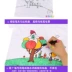 Sơn T-Shirt sáng tạo vật liệu nghệ thuật mẫu giáo handmade diy trẻ em vẽ tay graffiti để gửi quà tặng giáo viên