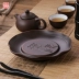Zisha nồi gốm nồi đệm khay trà khô bóng đèn Nhật Bản bộ trà Kung Fu mat trà khay trà phụ kiện trà đạo - Trà sứ