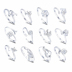12 mười hai chòm sao S925 sterling bạc mở nhẫn nữ bạn gái trên nhẫn nhẫn sống điều chỉnh chữ - Nhẫn nhẫn cartier Nhẫn