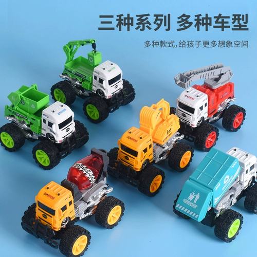 Трансформер, игрушка, инерционная машина, мусорное ведро, модель автомобиля, комплект для мальчиков, 2-4 лет
