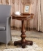 Phong cách châu Âu và Mỹ Phong cách nội thất gỗ rắn Trung Quốc sofa góc Địa Trung Hải bàn cà phê bàn ​​tròn bàn cà phê bên bàn cà phê - Bàn trà