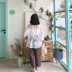 Mùa hè ăn mặc của phụ nữ Hàn Quốc phiên bản của đoạn dài nhỏ tươi lỏng tính khí ren kem chống nắng áo sơ mi voan áo blouse jacket coat áo sơ mi tay phồng Áo sơ mi chiffon ren