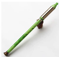 Fu Ji Bakelite thổi thẳng nhạc cụ Bawu cộng với tay áo bằng thép có thể tháo rời giả ngọc mặt dây Trung Quốc, vv - Nhạc cụ dân tộc giá sáo trúc