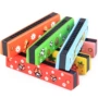 Màu gỗ 16 lỗ harmonica trẻ em chơi nhạc bé đồ chơi 1-3 tuổi bé Orff cụ người mới bắt đầu đồ chơi trẻ em