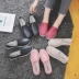 Mưa khởi động nữ ống ngắn mùa hè Hàn Quốc thời trang dành cho người lớn mưa khởi động nam giới thấp giúp nhà bếp nông miệng làm việc non-slip giày cao su không thấm nước