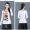 Mùa thu mới phong cách quốc gia của phụ nữ áo thêu dài tay t-shirt nữ phong cách Trung Quốc thêu kích thước lớn in ấn đáy áo áo phông cao cấp