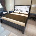 Khách sạn ba sao bốn sao mới phong cách Trung Quốc phun sơn giường khung 1,8 mét đầy đủ đồ nội thất giường máy tính bàn Nội thất khách sạn