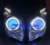 Sanyang tuần tra 180ABS đèn pha sửa đổi ống kính thiên thần mắt quỷ mắt Sanyang tuần tra 180 đèn pha Xenon - Đèn HID xe máy Đèn HID xe máy