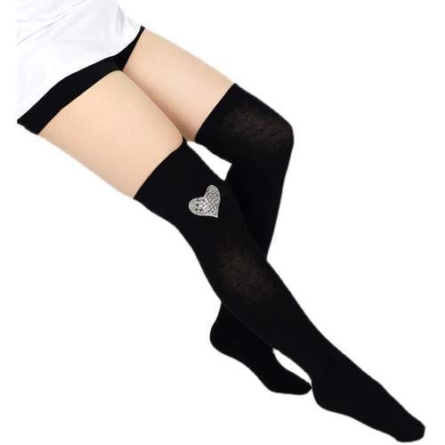 Осенние высокие сапоги, черные гольфы, эластичные гетры для школьников, по фигуре