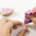 Đồ chơi Nhật Bản ăn được Kobayashi Kobayashi đồ chơi cô gái kem đặt gói quà tặng cho biết viên thuốc gỗ khi hoàn thành - Chế độ tĩnh