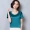 Mùa hè kích thước lớn của phụ nữ ngắn tay đáy áo mới Hàn Quốc phiên bản của hoang dã T-Shirt Mỏng mỏng thời trang quần áo lụa