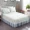 Bông trắng tinh khiết giặt giường đơn tấm trải giường đơn giường phụ 200x220cm2x2,2m giường rộng hai mét