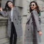 Áo len nữ phần dài Hàn Quốc phiên bản 2018 mới mùa thu và mùa đông áo gió tự trồng chic áo len Qiandao chim thủy triều áo khoác dạ nữ hàn quốc cao cấp