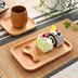 Nhật Bản tấm bằng gỗ tấm món ăn bằng gỗ khay sáng tạo bộ đồ ăn bằng gỗ hộ gia đình bằng gỗ khay món ăn tấm snack tấm đồ dùng nhà bếp bằng gỗ Tấm
