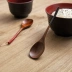 Nhật Bản dài tay cầm thìa gỗ hộ gia đình bộ đồ ăn dài muỗng gỗ thìa gạo Sáng tạo đầu tròn thìa thìa gỗ - Đồ ăn tối Đồ ăn tối