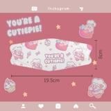 Одноразовая мультяшная милая медицинская маска, дышащая упаковка, популярно в интернете