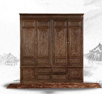 Мебель, антикварная классическая коробочка для хранения для спальни из натурального дерева