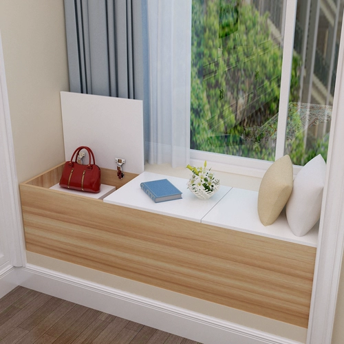 Простой оконный подоконник, карликовая шкаф, спальня боковой шкаф плавучий шкаф для оконного шкафа может быть оснащен шкафом для хранения балконов
