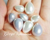 Drop Pearl Half -Parling Water Drop жемчужная жемчужная жемчужная половина паста из бусинки Жемчужные аксессуары