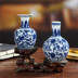 Jingdezhen gốm sứ màu xanh và trắng sứ mini bình phòng khách trang trí văn phòng đồ trang trí kệ nhỏ bình - Trang trí nội thất phụ kiện trang trí kệ tivi Trang trí nội thất