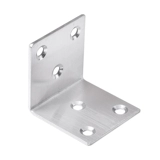 Чистая нержавеющая сталь, квадратный угловой железный кронштейн с кодовым углом, утолщенный угловой железный стол и детали для звеньев стула, усиление стола и стула