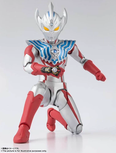 Bandai, Ultra, многошарнирный подвижный Ультрамен Тига, игрушка, фигурка, SHF