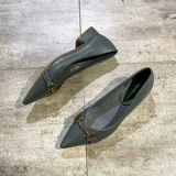 Демисезонная универсальная обувь с заостренным носом, 2021 года, тренд сезона, французский стиль