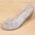 2018 mùa hè mới dép của phụ nữ công chúa ngọt ngào giày vật liệu mềm giày bãi biển nêm giày khiêu vũ không thấm nước mưa khởi động phụ nữ Sandal