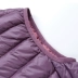 Chống mùa giải phóng mặt bằng xuống áo khoác của phụ nữ trọng lượng nhẹ đoạn ngắn kích thước lớn hai mặt vest vest màu rắn Hàn Quốc phiên bản của áo gi lê mỏng