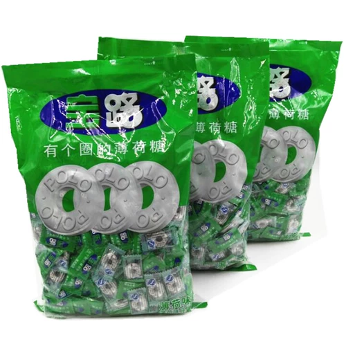 Бесплатная доставка Nestle Bolu Sugar Polo Bolu Mint Candy 750G*3 сумки приветствуют деловые конфеты с кругом