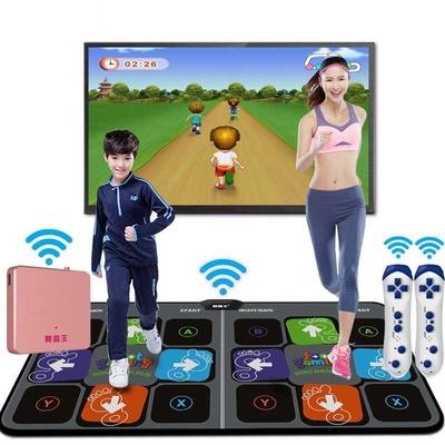 Giải trí cho trẻ em chạy nhảy đôi trẻ mới biết đi cắt trái cây thảm nhảy trò chơi máy chơi game đồ chơi gia đình trẻ em TV người lớn - Dance pad