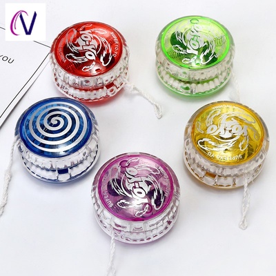 Món quà đơn giản rẻ tiền nhấp nháy bằng nhựa tròn bóng cô gái yo-yo yo-yo kiểu cũ phát sáng đầy màu sắc nhỏ - YO-YO