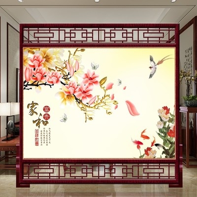 Màn hình Vách ngăn Tường Lắc Màn hình trang trí phòng ngủ Khối Trung Quốc Cửa gỗ Cửa nhà Di động Phòng khách Văn phòng Thực tế - Màn hình / Cửa sổ