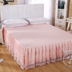 ren Hàn giường bedspread váy công chúa một mảnh gió 1.5m1.8 2,0 mét đơn hoặc kép Simmons bảo vệ tay áo mùa hè - Váy Petti váy giường khách sạn Váy Petti