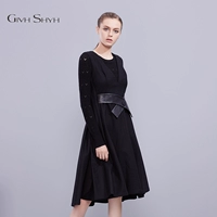 Counter подлинный модный темперамент осень и зима I5600601 Гигантское международное платье 3280 Юань