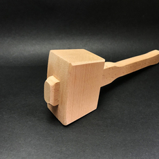 Молоток с деревянной ручкой 幼儿园木工榉木锤子儿童手工diy槌子木榔头创客木工坊安装迷你锤