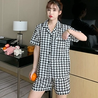 JDX#Double Short Cardigan 5531 Black Pattern