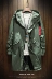 Trong phần dài của áo gió nam cộng với phân bón XL chất béo áo khoác lỏng áo khoác trùm đầu mùa xuân Hàn Quốc dụng cụ